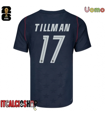 Stati Uniti Malik Tillman #17 Seconda Maglia Mondiali 2026 Manica Corta
